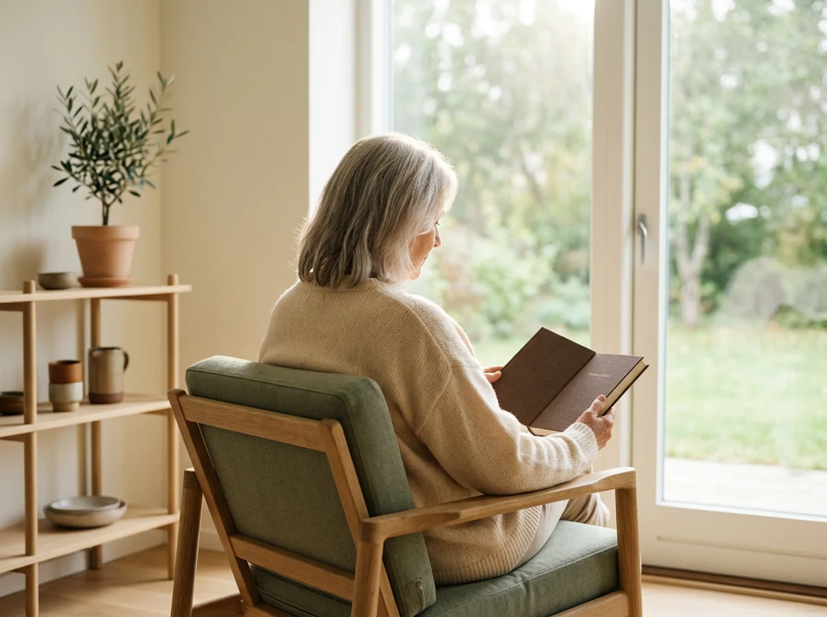 Anonym person vid fönster, recensent av Revixol